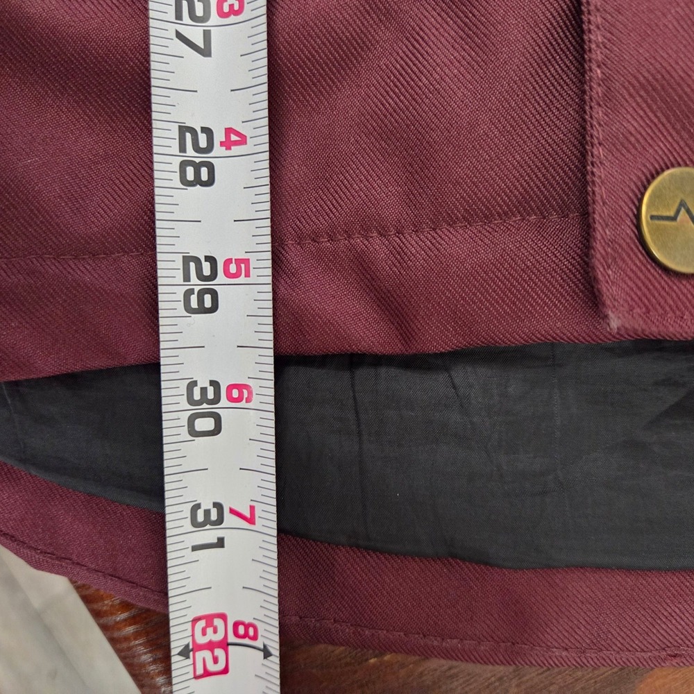 Pulse Burgundy Snowboarding Skiing Snow Jacket Hooded‎ Womens size M - Picture 13 of 13